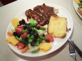 Barbequed Tri Tip Dinner