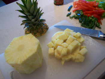 Pineapple for Teriyaki Chicken