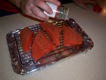 Salmon Recipe - Seasoning