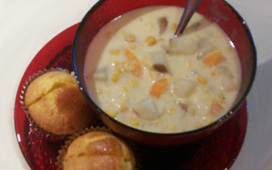 Corn Chowder – Quick, Easy and Oh! So Good!