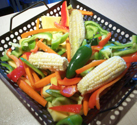 Grilled Vegetable Basket Ingredients