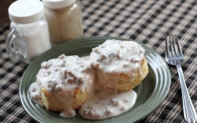 Southern Biscuits and Gravy – Who Can Resist?