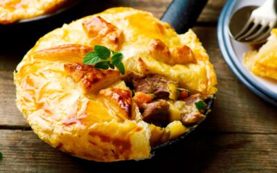 Beef Pie with Potatoes and Carrots