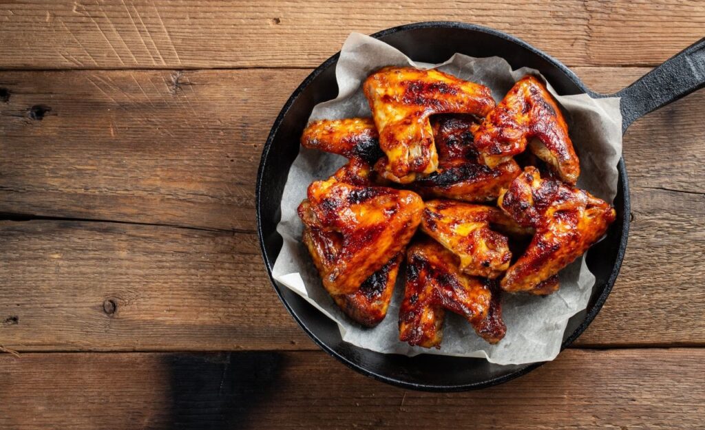 Oven-baked BBQ Chicken Wings